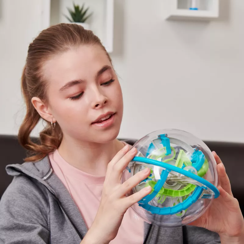 Juegos Perplexus Rebel, Juego de laberinto 3D con 70 obstáculos, Juguete de rompecabezas de laberinto, 6 años