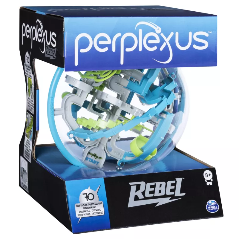 Juegos Perplexus Rebel, Juego de laberinto 3D con 70 obstáculos, Juguete de rompecabezas de laberinto, 6 años