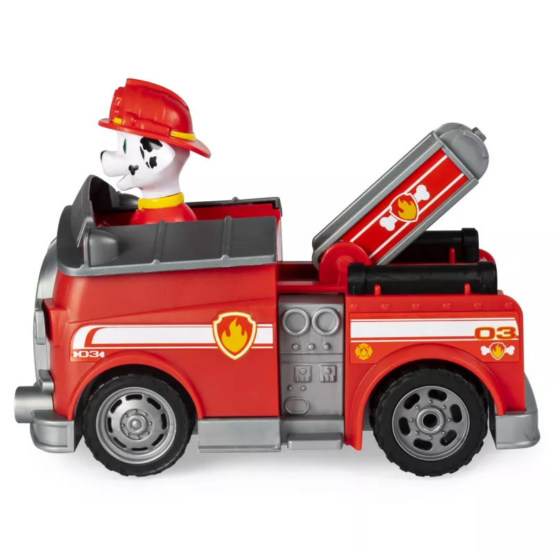 PAW Patrol, coche de bomberos teledirigido Marshall con dirección en 2 direcciones, para niños a partir de 3 años