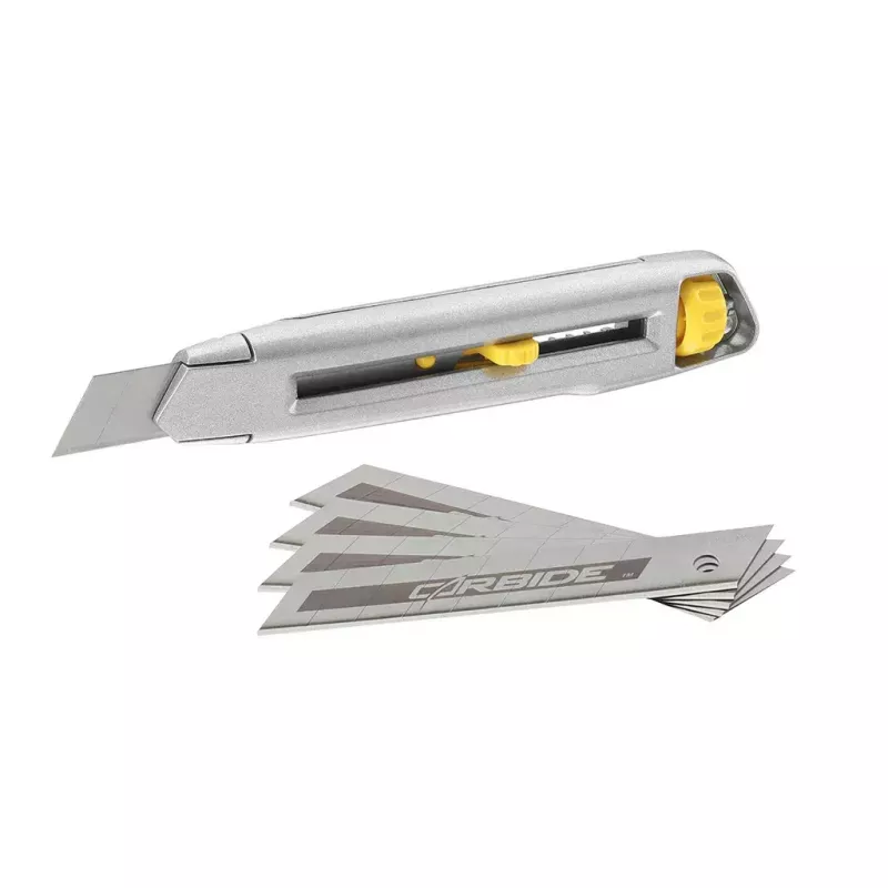 Cúter de hojas recambiables Stanley Interlock 18 mm