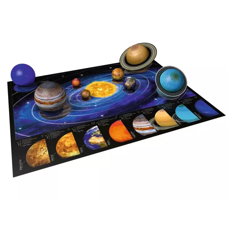 Puzle 3D Ravensburger sistema planetario