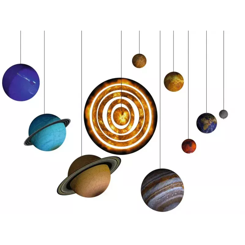 Puzle 3D Ravensburger sistema planetario