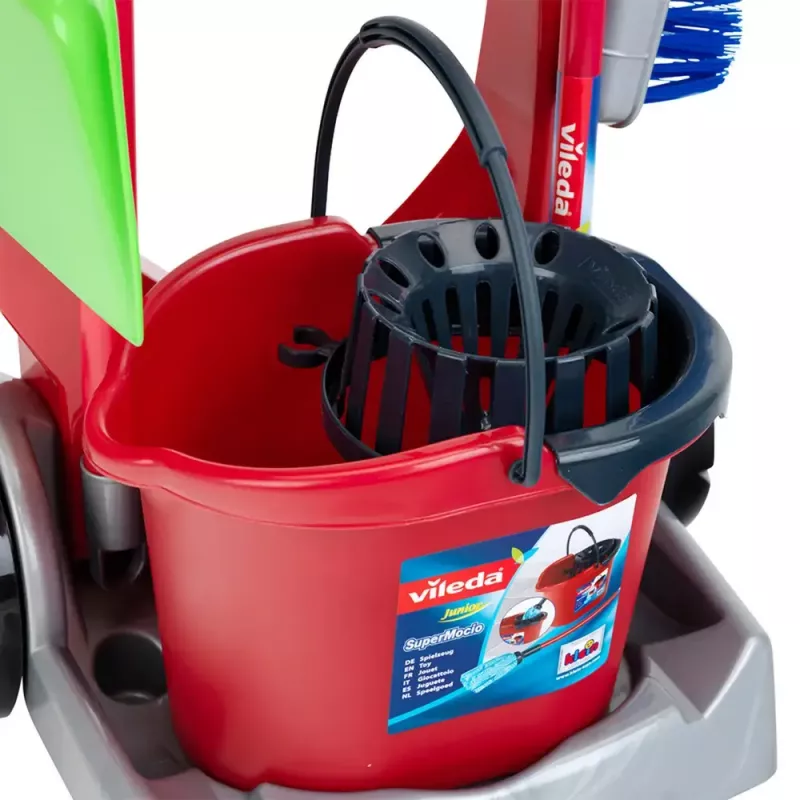 Juguete de balanza de limpieza infantil de theo klein, modelo 6875 — set de limpieza de la marca Vileda