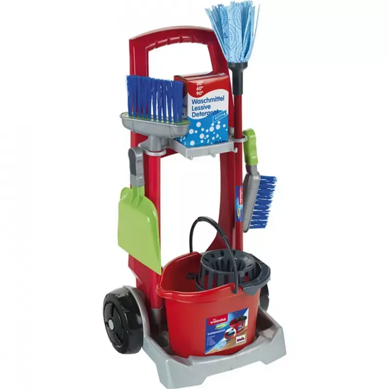 Juguete de balanza de limpieza infantil de theo klein, modelo 6875 — set de limpieza de la marca Vileda