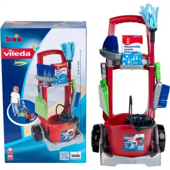 Juguete de balanza de limpieza infantil de theo klein, modelo 6875 — set de limpieza de la marca Vileda