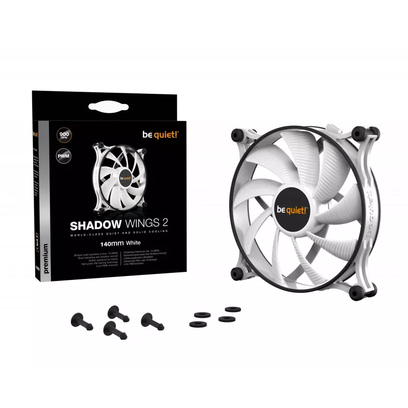 be quiet! Shadow Wings 2 140mm PWM blanco