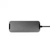 Chieftec DSC-901 estación de acoplamiento USB-C, USB 3.2 Gen 1, HDMI, Gigabit LAN, 2x USB-A, 2x USB-C, titanio