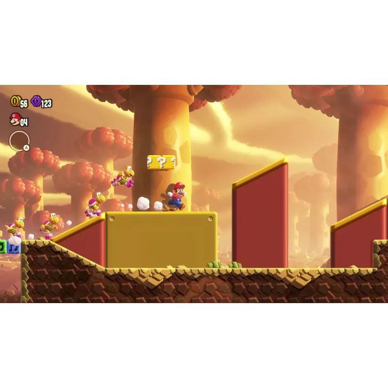 Nintendo Super Mario Bros. Wonder Estándar Chino tradicional, Alemán, Neerlandés, Inglés, Español, Francés, Italiano, Japonés, Coreano, Portugués, Ruso Nintendo Switch
