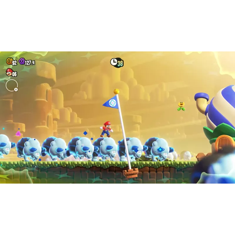 Nintendo Super Mario Bros. Wonder Estándar Chino tradicional, Alemán, Neerlandés, Inglés, Español, Francés, Italiano, Japonés, Coreano, Portugués, Ruso Nintendo Switch