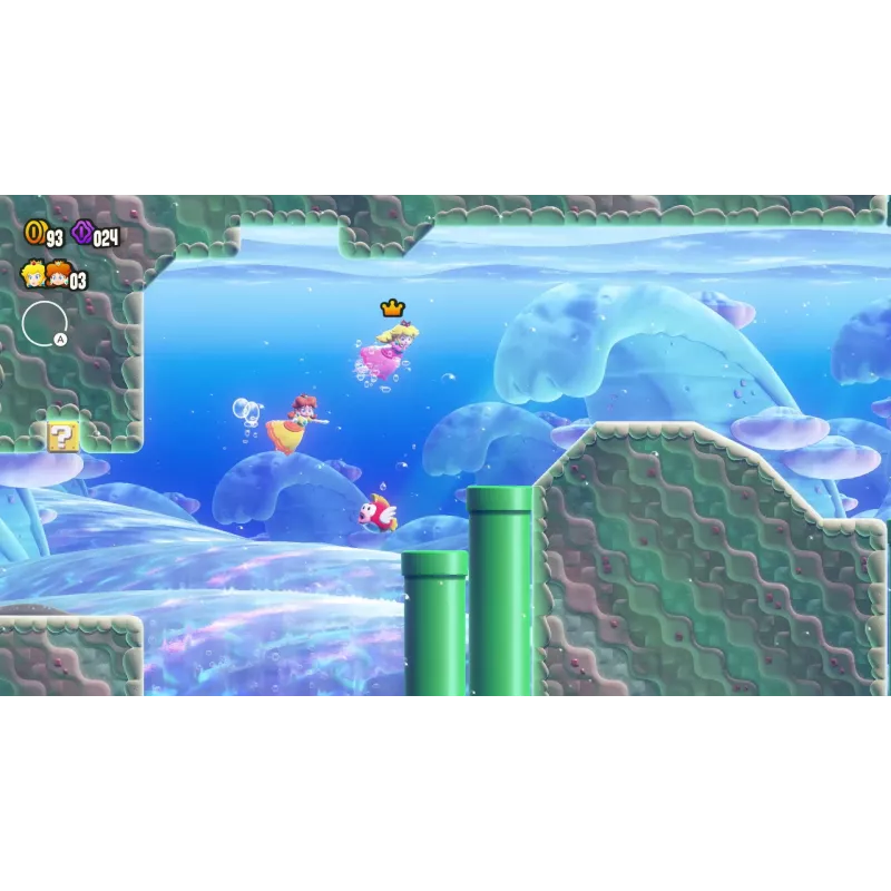 Nintendo Super Mario Bros. Wonder Estándar Chino tradicional, Alemán, Neerlandés, Inglés, Español, Francés, Italiano, Japonés, Coreano, Portugués, Ruso Nintendo Switch
