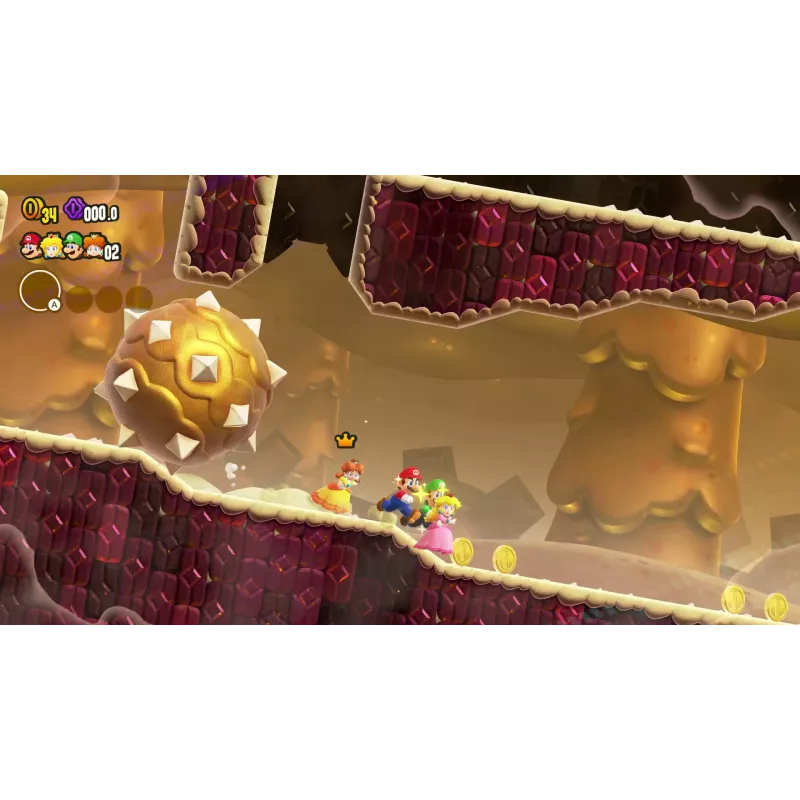 Nintendo Super Mario Bros. Wonder Estándar Chino tradicional, Alemán, Neerlandés, Inglés, Español, Francés, Italiano, Japonés, Coreano, Portugués, Ruso Nintendo Switch