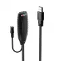 Lindy 43156 cable alargador activo USB 3.0, USB-A macho a USB-A hembra, 10 m, USB 3.2 Gen 1, 5 Gbit/s, negro