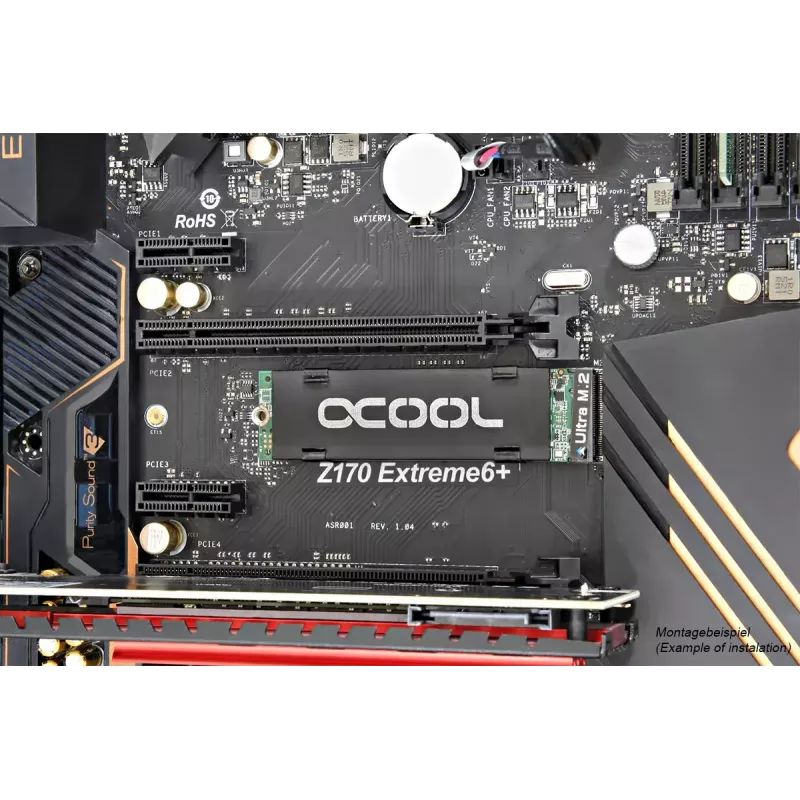 Disipador/refrigerador Alphacool HDX - M.2 SSD M01