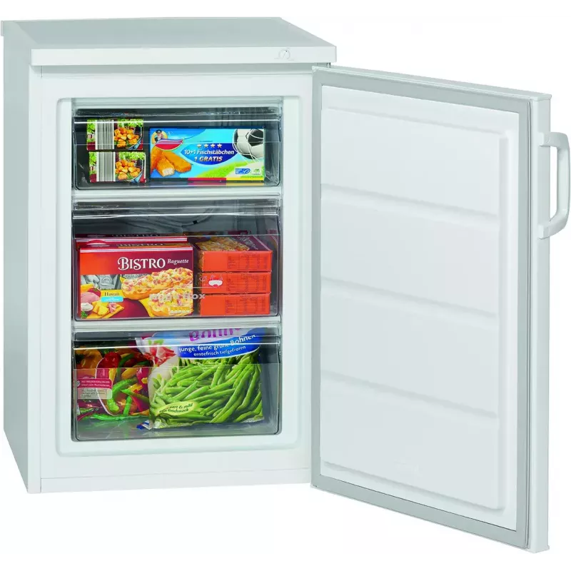 Congelador BOMANN GS 2196.1 — 85 L, clase D, 3 cajones, puerta reversible, 10 kg/24h