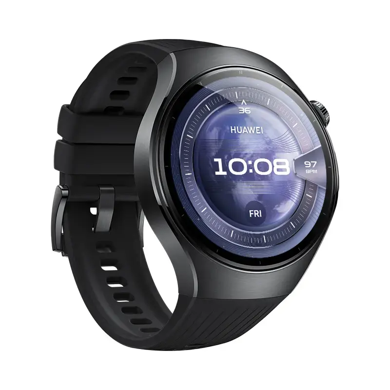 Smartwatch HUAWEI WATCH 5 — redondo 46 mm, pantalla de 1,38 pulgadas, GPS, Bluetooth, telefonía móvil, negro