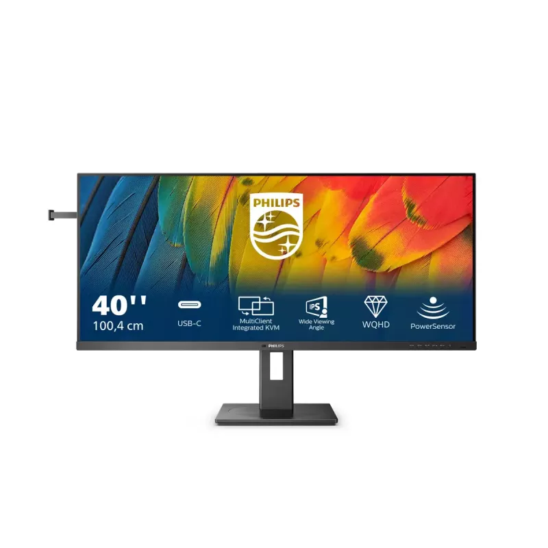 Philips 5000 series 40B1U5600/00 monitor de ordenador 101,6 cm (40 inch) 3440 x 1440 píxeles Wide Quad HD LCD negro