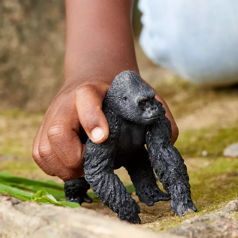 schleich WILD LIFE gorila, macho, 3 año(s), jungla, animales salvajes / juguete de aventuras, multicolor, plástico
