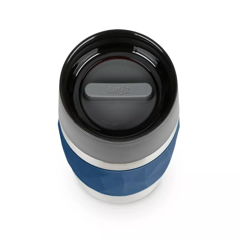 EMSA Travel Mug Compact 300 ml azul, acero inoxidable