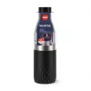 EMSA Bludrop Sleeve N3111100 botella de bebida uso diario 700 ml acero inoxidable negro, acero inoxidable