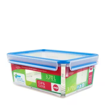 EMSA 512888 recipiente de almacenamiento caja rectangular 3,7 L transparente 1 unidad