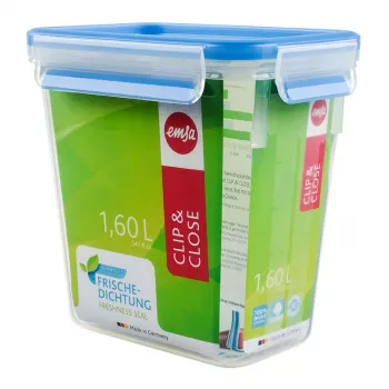 EMSA 508543 Recipiente para alimentos caja rectangular 1,5 l transparente 1 ud.