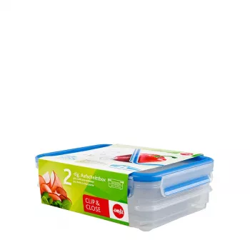 EMSA 513576 Recipiente para alimentos caja rectangular 0,6 L transparente 1 ud.