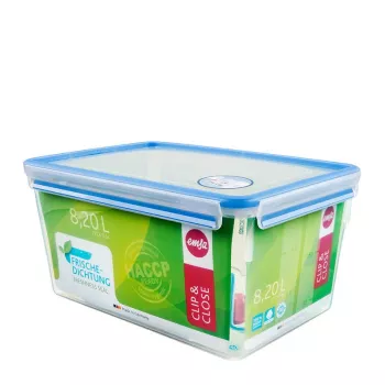 EMSA 508548 Recipiente para alimentos caja rectangular transparente 2 uds.