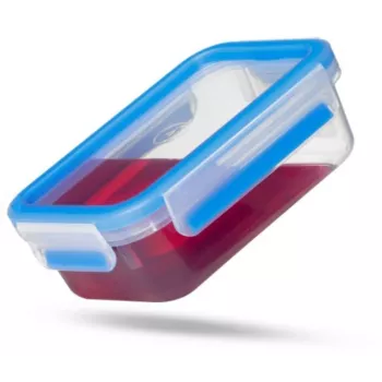 EMSA 508536 Recipiente para alimentos caja rectangular 0,85 L transparente 8 uds.