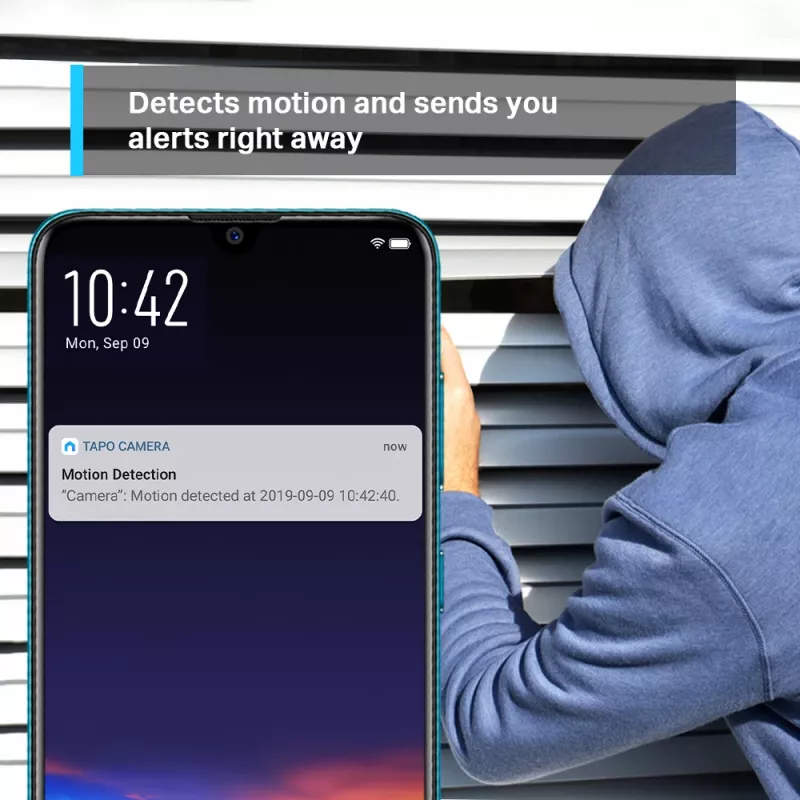 TP-Link Tapo Cámara Wi-Fi de seguridad para el hogar con giro/inclinación