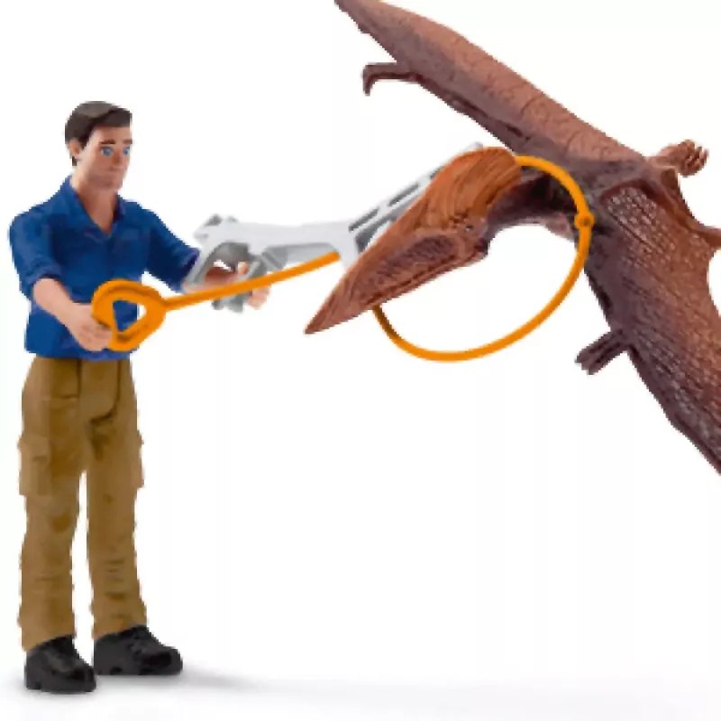 Schleich Dinosaurios caza con jetpack