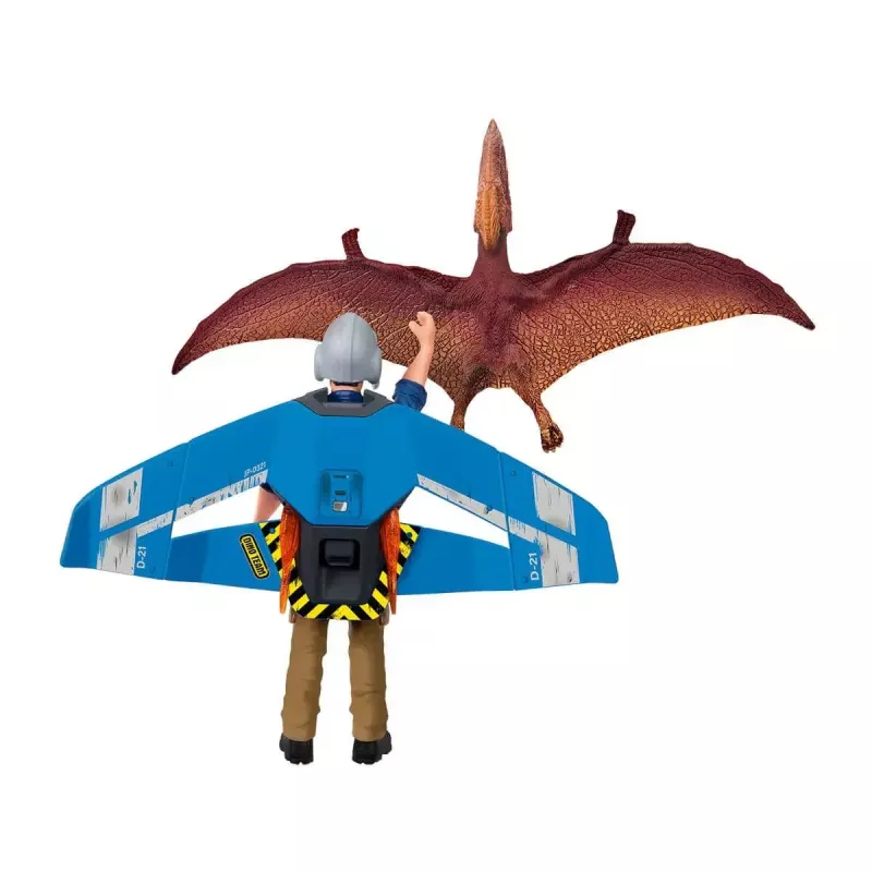 Schleich Dinosaurios caza con jetpack