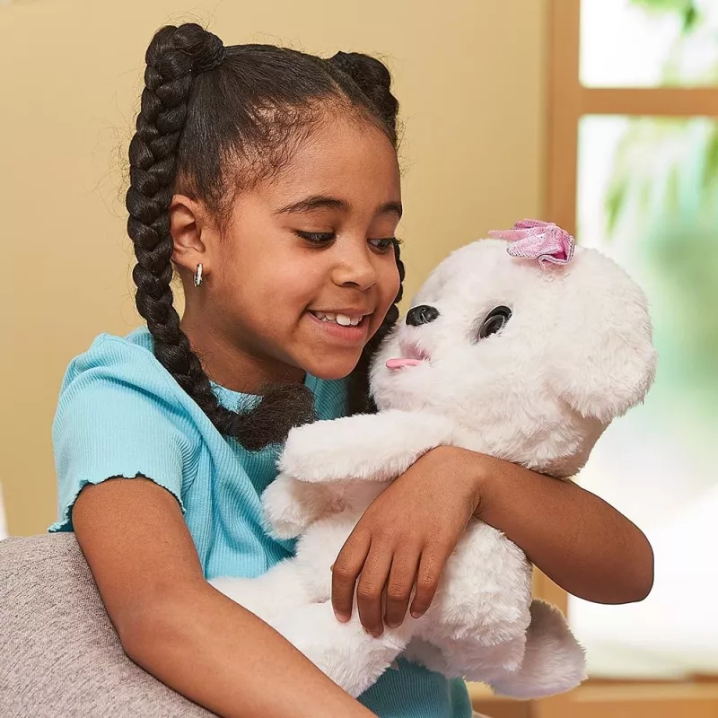 Peluche VTech Schlecki el cachorro abrazable — cachorro de peluche interactivo de VTech