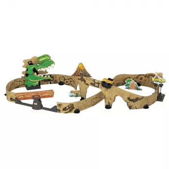 Circuito de carreras de juguete VTech Car-Board Racers Dino Adventure Set, pista