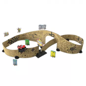 VTech Car-Board Racers 563904, 5 años, pilas necesarias, AA, cartón, goma, multicolor