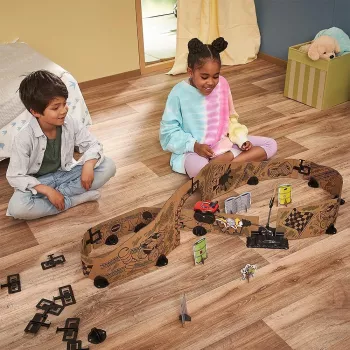 VTech Car-Board Racers 563904, 5 años, pilas necesarias, AA, cartón, goma, multicolor
