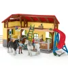 schleich FARM WORLD Establo de caballos, granja, animales de granja / juguete de granja, 3 años, multicolor, plástico
