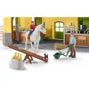 schleich FARM WORLD Establo de caballos, granja, animales de granja / juguete de granja, 3 años, multicolor, plástico