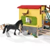 schleich FARM WORLD Establo de caballos, granja, animales de granja / juguete de granja, 3 años, multicolor, plástico