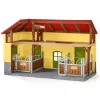 schleich FARM WORLD Establo de caballos, granja, animales de granja / juguete de granja, 3 años, multicolor, plástico