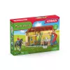 schleich FARM WORLD Establo de caballos, granja, animales de granja / juguete de granja, 3 años, multicolor, plástico
