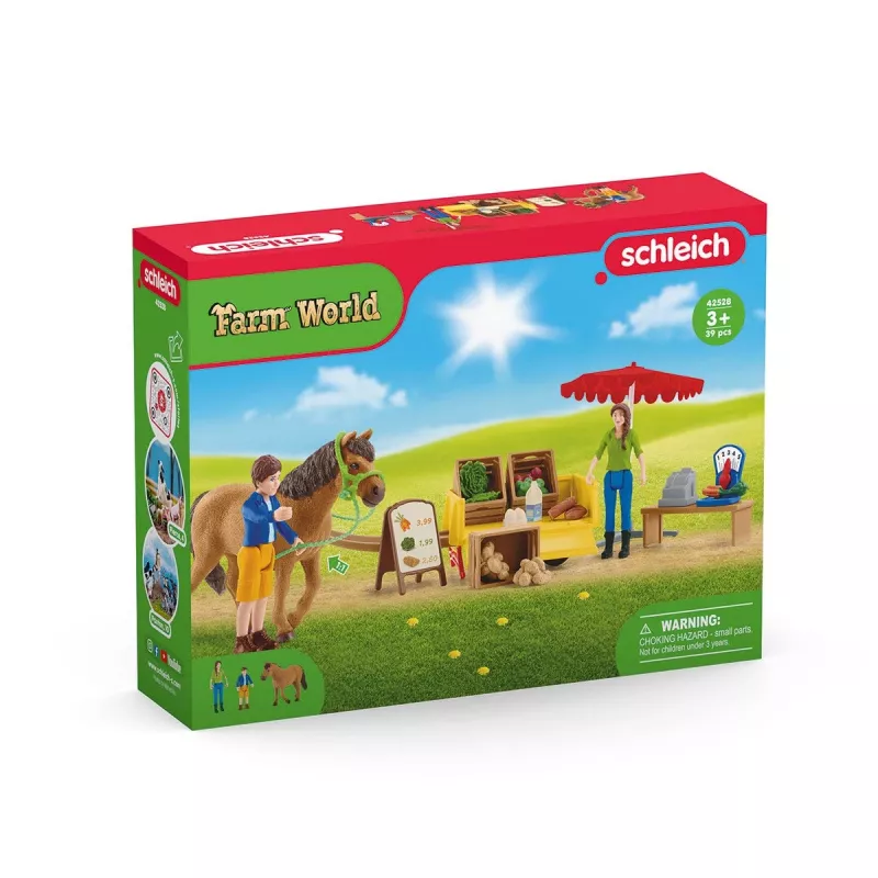 Puesto de granja móvil Schleich Farm Life Sunny Day 42528