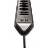 Regleta de enchufes Brennenstuhl 1153590610 2 m 6 salidas AC para interior negro plata