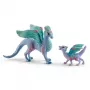Figura Schleich BAYALA dragón Blossom madre y cría
