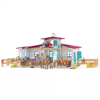 schleich HORSE CLUB Reitzentrum am See, granja, establo, caballos, 5 años, multicolor, plástico