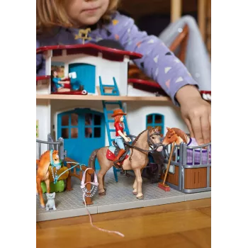 schleich HORSE CLUB Reitzentrum am See, granja, establo, caballos, 5 años, multicolor, plástico