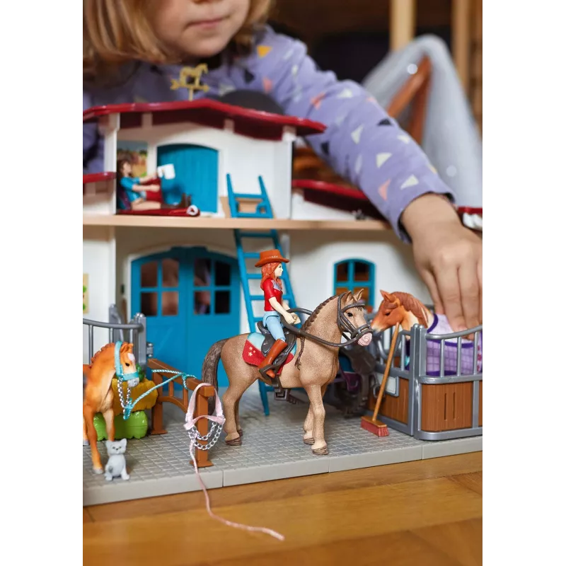 schleich HORSE CLUB Reitzentrum am See, granja, establo, caballos, 5 años, multicolor, plástico