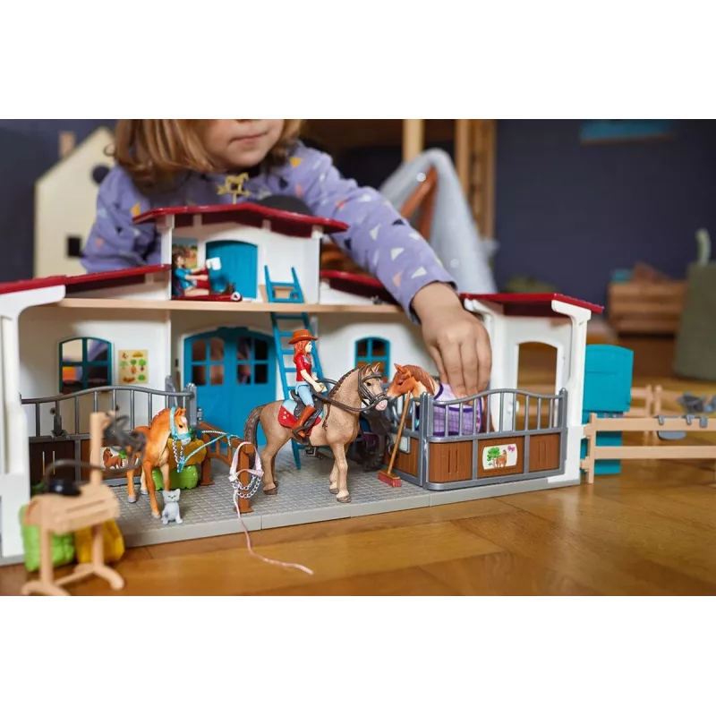 schleich HORSE CLUB Reitzentrum am See, granja, establo, caballos, 5 años, multicolor, plástico