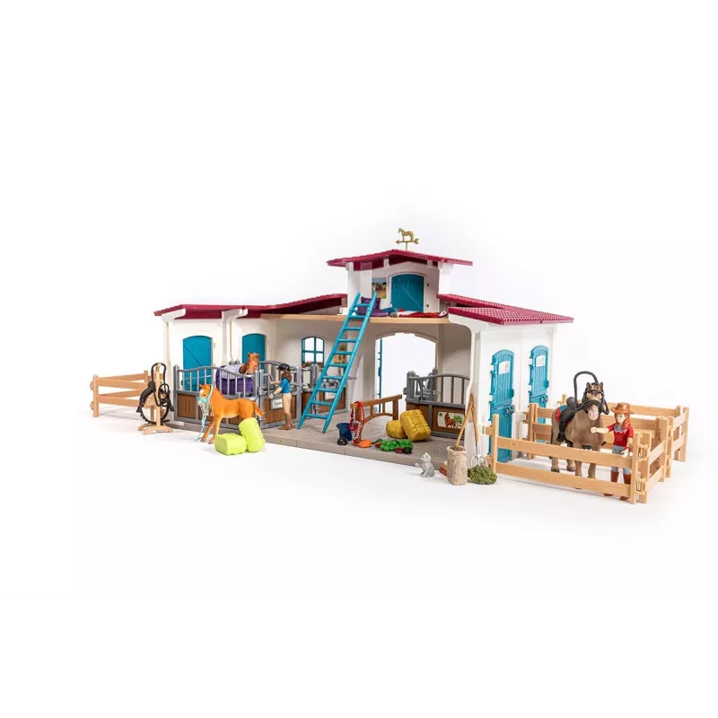 schleich HORSE CLUB Reitzentrum am See, granja, establo, caballos, 5 años, multicolor, plástico