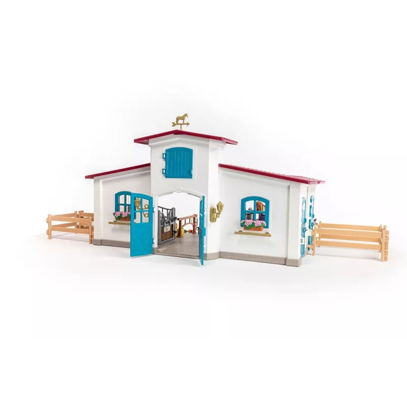 schleich HORSE CLUB Reitzentrum am See, granja, establo, caballos, 5 años, multicolor, plástico