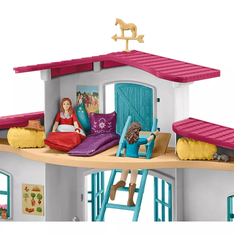 schleich HORSE CLUB Reitzentrum am See, granja, establo, caballos, 5 años, multicolor, plástico